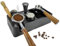 Coffee Tamper Stand Matte Black Tamper Holder for Espresso Machine Accessories Stable Support Coffee Tamping Station Kitchen Countertop Office Bar Restaurant Cafe
