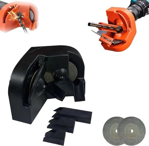 Grishay SharpMax Pro,Outfany Drill Bit Sharpener,Libiyi SharpMax Pro,Portable Drill Grinder Grinding Tool,Multipurpose Drill Bit Grinding Sharpener,for All Bits (Black)