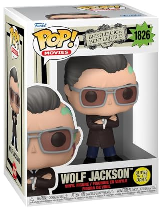 Funko POP! Movies: Beetlejuice 2 - Wolf Jackson | Offizielles Comedy Merch - Vinyl Sammelfigur als Regal Deko - Geschenkidee zum Geburtstag für Fans und Sammler