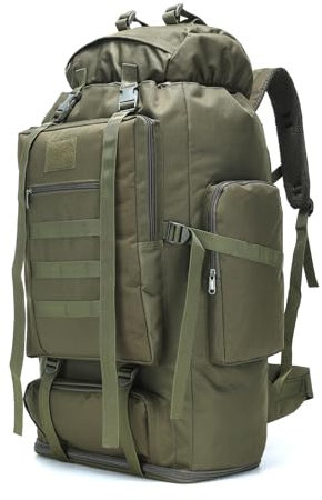 Wanderrucksack für Herren, 70 l/100 l, Camping-Rucksack, Militärrucksack, Molle-Rucksack, 3 Tage Assault Pack zum Klettern