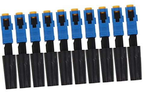 LIFKICH Glasfaserstecker Präzisionsstecker Kunststoff Schnellverbinder Blau