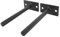 Weight Plate Holder, 2pcs Wall Mounted Weight Plate Holder Wall Weight Storage Rack Alloy Steel Construction Diameter 1.0in