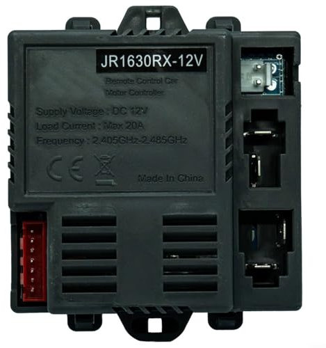 HOHOVYVY JR1630RX-12V Receptor para Niños Coche Eléctrico 2.4G Mando a Distancia Conector de 7 Pines Material ABS Función de inicio lento (receptor)