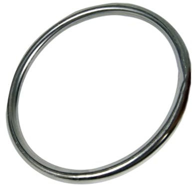 Supvox Edelstahl Trainingsring Wing Chun Armtrainingsring Robuster Handkraftring Silber Gewichtstragender Kraftübung Ring für Kampfsport