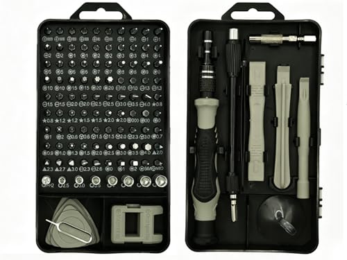 Aventurine Precision Screwdrivers Set, 115 in 1 Small Magnetic PC Repair Tool Kit for iPhone Laptop MacBook iPad PC Watch PS4 PS5 Tablet Glasses Xbox Switch Consoles Controller, Mini Screwdrivers Set