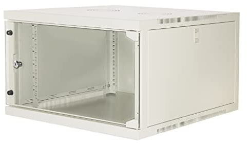 Link LK1907U66G Armadio Rack 19 6 Unità da Muro 350X 540 X Profondità 600 mm, Grigio Chiaro