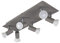 MiniSun | Modern Rectangular Cement/Stone Effect 6 Way Adjustable GU10 Ceiling Spotlight | Home Décor, Bedside & Desk Lamp