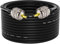 YOTENKO Cavo coassiale CB, RG58, 15 m, UHF PL259, da maschio a maschio, 50 Ohm, a bassa perdita, per radio HF, VHF, CB, radio Ham, misuratore SWR, scanner, analizzatore di antenna