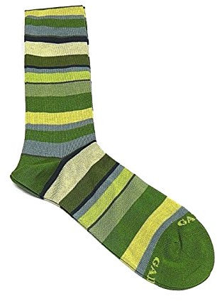 CALZE GALLO GAMBALETTO RIGHE MULTICOLOR FILO SCOZIA AP103476 CACTUS
