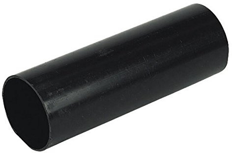 FloPlast Round Downpipe - 68mm x 4mtr Black