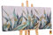 YS-Art Abstrakt Stil Acryl Gemälde auf Leinwand Herbstnuancen handgemalt Wandbilder Wohnzimmer modern Flora Wohndekor Bilder Büro echte Kunstwerke gerahmt 140x70 cm