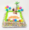 Moana and Pua Island Themed Tropical Birthday Cake Topper Set with Themed Accessories