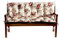 Gutekissen® Bankkissen, Sitzkissen, Gartenkissen, Steppkissen, Doppelkissen, Sitzmöbel, Gartenschaukel, Gartenmöbel L (100x60x50, Blumen 4)