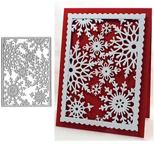 Weihnachts-Schneeflocken-Metall-Stanzschablonen für Bastelarbeiten, Scrapbooking, Album, dekorative Prägung, Papierschablonen für Kartenherstellung