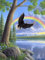 VAIIEYO DIY 5D Diamond Painting Adler, Diamant Painting Bilder Malerei Kits Vogel, Malen Nach Zahlen Diamant Home Wand Decor Gemälde Kreuzstich Diamond Dekoration 30x40 cm