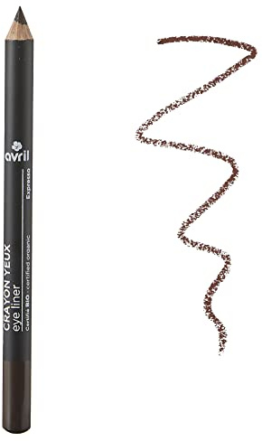 Avril - Crayon Yeux Bio - Enrichi en Huile de Ricin Bio - 100% d'Origine Naturelle - Certifié Bio Cosmos Organic - Fabriqué en France - Diamètre 7,8mm