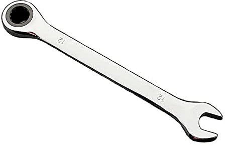 Ringmaulschlüssel Ratschenschlüssel, 6-18mm 72 Zähne Design Schraubenschlüssel Hohes Drehmoment Werkstattausrüstung Mehrzweck72 Zähne Getriebe Kombischlüssel für Werkstatt - 12mm