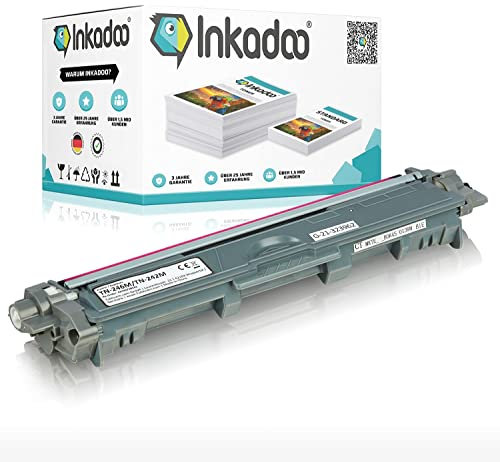 Inkadoo Toner für Brother TN-242 TN-246 DCP-9017 9022 HL-3142 3152 3172 MFC-9142 9332 9342 (Magenta) Tonerkartusche, Tonerpatronen, Drucker Toner