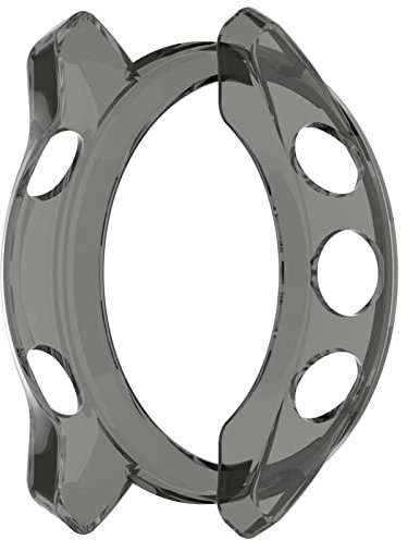 Disscool Cover compatibile con Garmin Forerunner 945 LTE, Soft Anti Drop TPU SmartWatch per donne e uomini Custodia protettiva in pelle, accessori per orologi (TPU Nero)