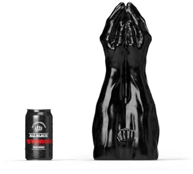 Doppel Fisting Arm Steroid ” The Diver ” 35,5×8,2-12,5cm, schwarz, realistisches Hautweiches Flexxx Material, Unisex