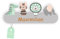 Kindsblick® Junglefreunde Türschild Kinderzimmer inkl. Gravur mit Wunschname I Namensschild Kinderzimmer mit Klebepunkten für einfache Montage I Namensschilder Kinderzimmer hergestellt in DE