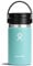 HYDRO FLASK - Reise-Thermos 354ml (12 oz) - Vakuumisolierter Edelstahl-Thermos - Auslaufsicher Flex-Trinkdeckel - Thermos für Kaffee - Größe Öffnung - Dew