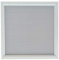 Griglia di Ventilazione in Alluminio Perforato con Rete 30 x 30 cm Metallica Verniciata a Polvere di Colore Bianco RAL9016, Griglia di Ventilazione in Metallo Bianco per Esterni/Interni.