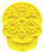 The Cookie Cutter Hub Emporte-pièce en toile d'araignée avec motif tête de mort 10 cm et embosseur assorti pour biscuits, argile, décoration de pâtisserie