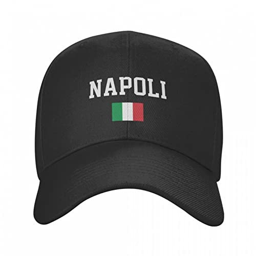 Baseballmütze Italien Reisestadt Napoli Neapel Sonne Baseballmütze Hüte Verstellbar für Männer Frauen Unisex Cool Outdoor Fischermütze Hüte