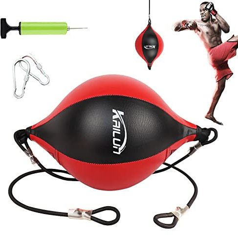 Door Bag, Speed Door Bag, Speed Bag for Boxing, Wear-Resistant Reflex Bag, for Muay Thai Training, Various Training Methods Tebinzi