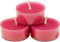 nk Candles 20 dänische Teelichter farbig durchgefärbt ohne Duft (pink)