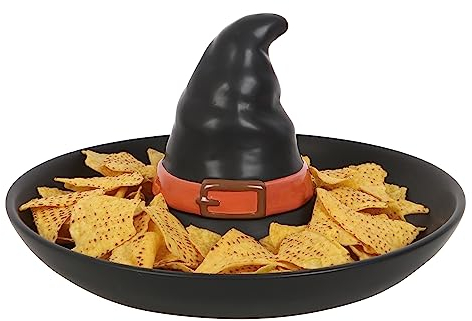 Something Different Wholesale Wicked Witch Hat Chip & Dip Dish - Spooky Halloween Decor and Party Dish for Chip Dip Fun