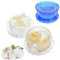 2PCS Manual Garlic Press Plastic Garlic Twist Crusher Manual Garlic Twist Chopper for Kitchen Restaurant Home Kitchen Tool