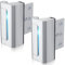 DINESA 2Pack Aluminium Alloy U Door Reinforcement Lock Security Door Lock Home Proof Silver