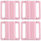 4 Modische Bikini-Verschlüsse 25mm Kunststoff Dessous BH Verschluss Haken BH-Zubehör, Farbe:rosa