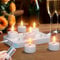 Glowtink Rechargeable Tea Lights, 6pcs LED Tea Lights with Remote Timer, Rechargeable Battery Tea Light Candles with Charging Base for Home Halloween Christmas Party Decor