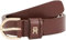 Tommy Hilfiger Damen Gürtel Essential Effortless 2,5 cm Ledergürtel, Braun (Rich Walnut), 95 cm