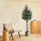 BLAINE | Olivo 150cm | Plantas Artificiales Decorativas | Planta Artificial Grande | Plantas Artificiales para Interior/Exterior | Planta Artificial Realista Decorativa para Casa