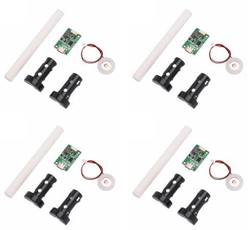 Umsoxhy 4X DC5V USB Ultraschall-Nebelmacher Luftbefeuchter Zerstäuber Antriebsmodul Ultraschall-Luftbefeuchter DIY-Paket Typ-C USB-Schnittstelle