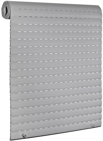 Plastik2® Barre PVC per Tapparelle Avvolgibili – 12 Pz, Lunghezza 150 cm, Colore Avorio, Altezza Stecca 50 mm, Made in Italy (Grigio)