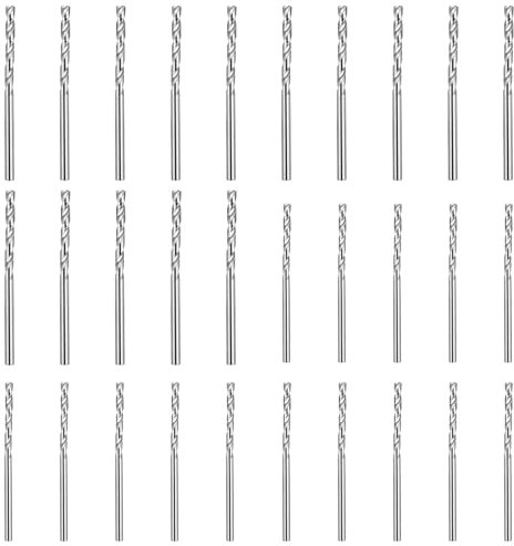Keboyoe 30 Stücke Kleine Holzbohrer Set, Holzbohrer Bosch 2.5 mm 3mm Bohrer Holz, Hss Spiralbohrer Metall, Metallbohrer Set Hss Cobalt für Holz, Metall, Kunststoff, Aluminium, Edelstahl