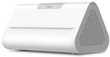 Tapo H500 Smart Hub, White | Connect up to 16 Tapo Cameras & 64 Sub-G Sensors, 16GB Built-in Storage + 2.5'' SATA Expandable Storage Option