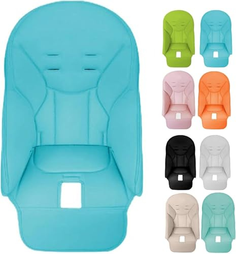 Baby Hochstuhl Kissenbezug Atmungsaktiv, Hochstuhl Auflagen Sitzauflage Abwaschbar, PU Leder Kinder Esszimmerstuhl Bezug, Hochstuhlsitzbezug Für Peg-perego, Siesta Zero3, Baoneos, Kosmics Jané