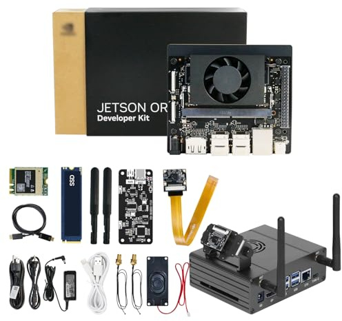 Yahboom Official Jetson Orin Nano 8GB Super AI Large Model Kit | AI Large Model + IMX219 CSI Camera +Jetson Case +Development Board Ubuntu 22.04