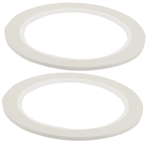 Cabilock 2 Rollen Geigengriffbrett Klebeband 3mm Weiß Abnehmbar für Violine Cello Positionsaufkleber für Anfänger Instrumentenlernhilfe