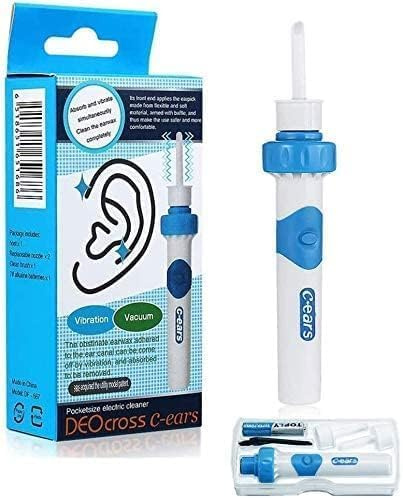 Electric Ear Wax Removal Kit, Automatic Vacuum Ear Wax Removal Kit for All Ages, Smart Ear Wax Removal Tool, Removes Ear Wax Quickly and Easily, Plus Cleaning Brush