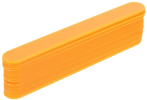Tofficu Plastic Tongue Spatulas 20Pcs for Oral Training and Cleaning, Ergonomic Handle for and Adults