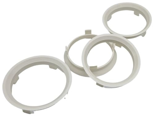 4x Zentrierringe 60,1-56,6 | 60.1 auf 56.6 | Weiss