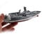 Tipmant RC Militaire Modèle de Navire Ship Bateau à Télécommande Speedboat Yacht Electric Water Toy pour Enfants (Argenté)
