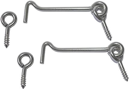 Crochet inox 316 Contre Vent Longueur Totale 80mm (Lot de 2) inox 316 - A4